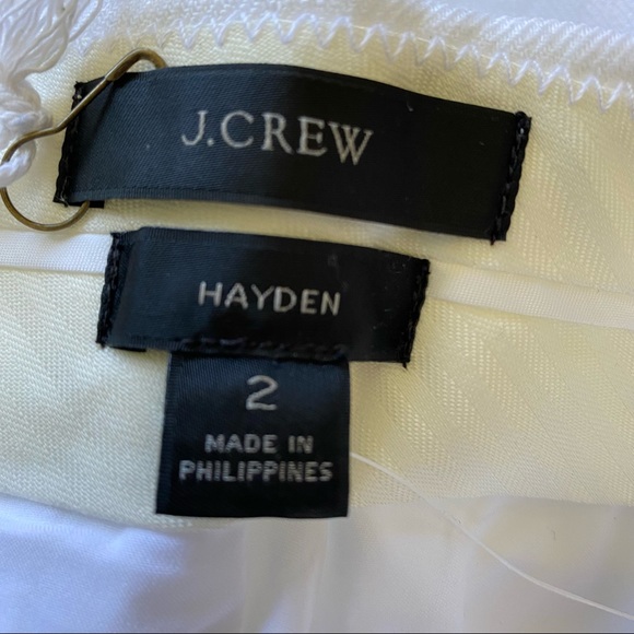 j Crew Hayden white pant - Picture 9 of 9